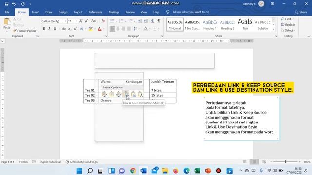 EXCEL DAN WORD - OBJECT LINKING & EMBEDDING смотреть онлайн