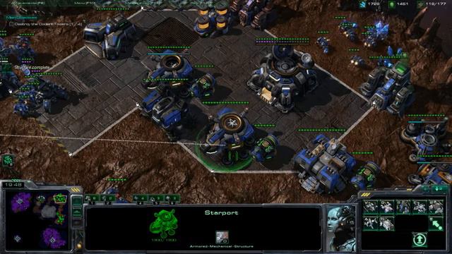 Starcraft 2 Campaign - Brutal - Mission 23 - Belly of the beast смотреть онлайн