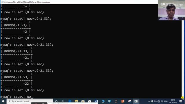 ROUND,TRUNCATE,MOD FUNCTION IN MYSQL смотреть онлайн