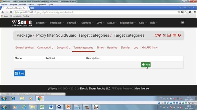 pfSense 2.3 - Curso Grátis - Aula 22 - SquidGuard com Proxy transparente e interceptação SSL смотреть онлайн