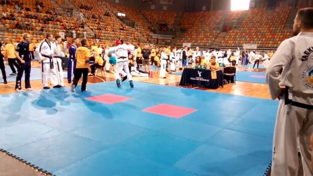 Украина (Юрий Шерстюк) - Шотландия. Taekwodo ITF - Чемпионат Европы 2017, Польша смотреть онлайн