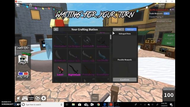 I Crafted Ginger Luger! ROBLOX MM2 смотреть онлайн