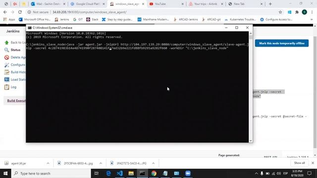 How to setup Jenkins Slave on Windows with Master on Linux | Configure windows slave| JNLP смотреть онлайн