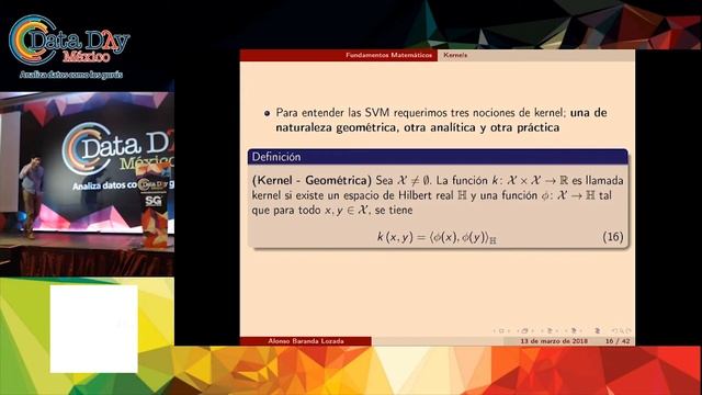 Alonso Baranda: RKHS, teoría y aplicaciones con machine learning | Data Day 2018 смотреть онлайн