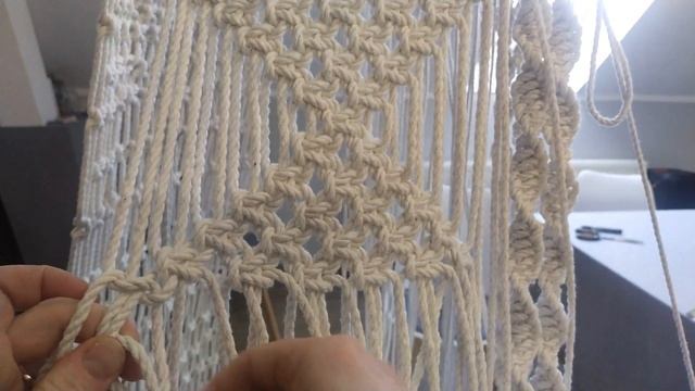 Macrame swing PART 4 Huśtawka wisząca z makramy tutorial DIY/ wyplatanie boków hamak hammock смотреть онлайн