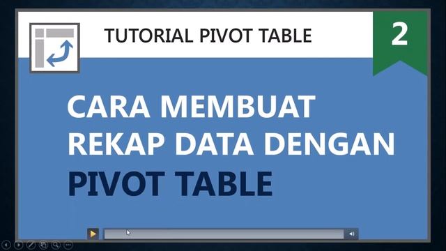 Materi Crosstab dengan Pivot Table смотреть онлайн