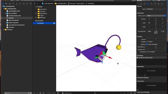 Loading 3D Models in ARKit смотреть онлайн