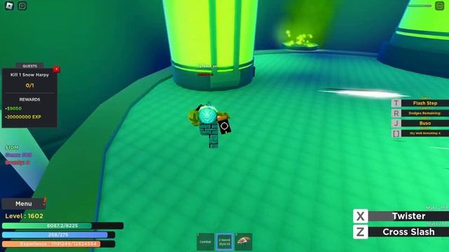 Quest Lvl 1550: SNOW HARPY | Roblox Project New World смотреть онлайн