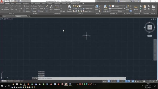 1 - Abrindo o AutoCad 2019 смотреть онлайн