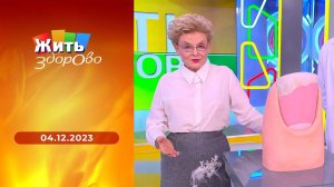 Жить здорово! Выпуск от 04.12.2023