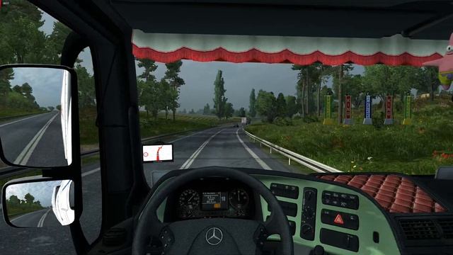 [ETS2] Euro Truck Simulator 2 1.35 -NaturaLux - Mercedes Actros MP3 - Krone Trailer- Promods 2.41 смотреть онлайн