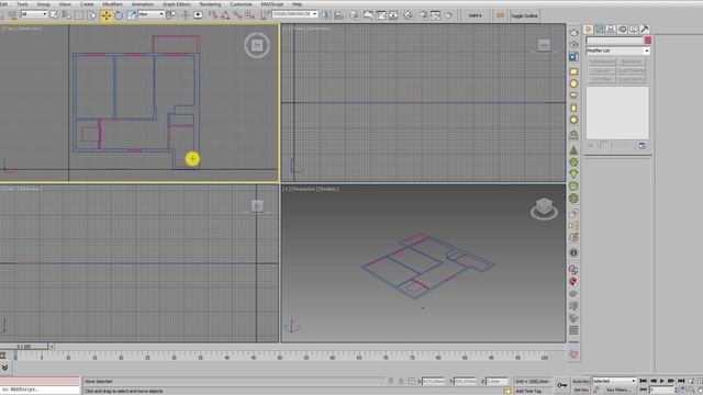 Перенос чертежа Autocad в 3d max смотреть онлайн
