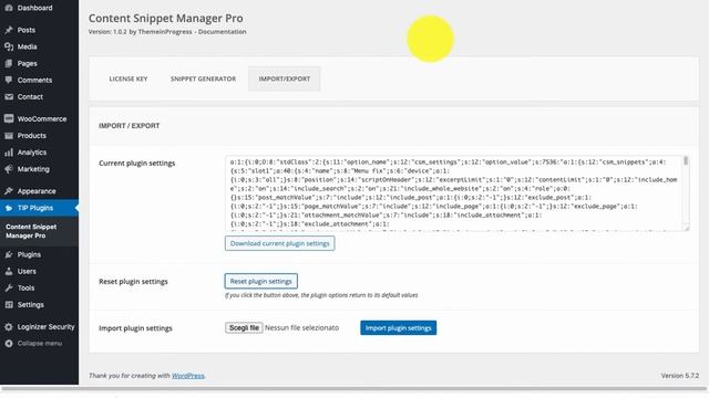 Content Snippet Manager, how to create and import a backup. смотреть онлайн