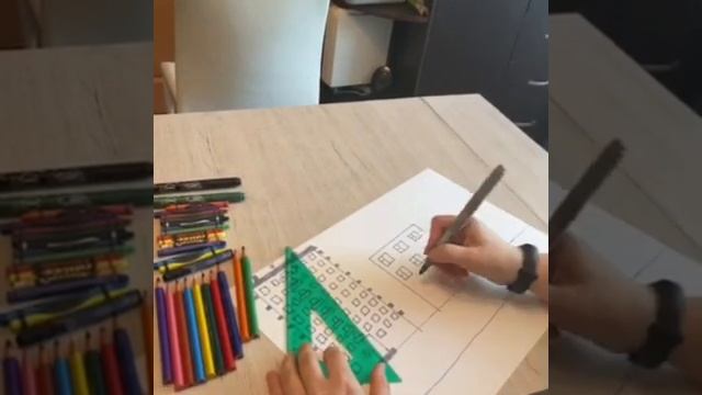 Рисование "Улица города" смотреть онлайн