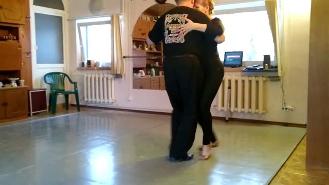 Tango-lessons For Beginners. Tangoweekend 25.02.2017. Olesya Grigoreva & Vladislav Kovalenko