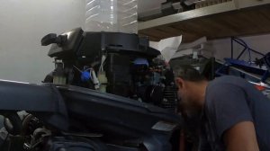 Обслуживание лодочного мотора Yamaha F25GMNS 4 такта