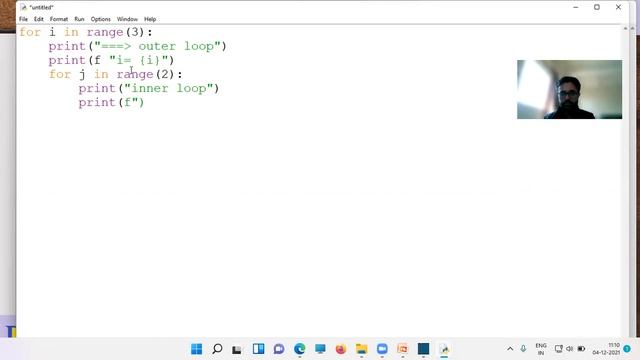 nested loops using print | nested loops | print | python programming languagae смотреть онлайн