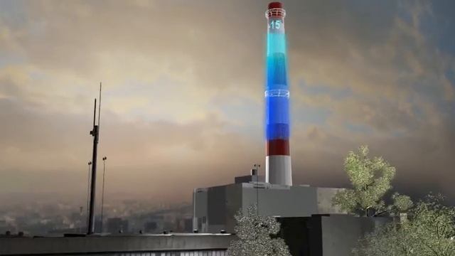 3D визуализация светового ограждения мачты смотреть онлайн