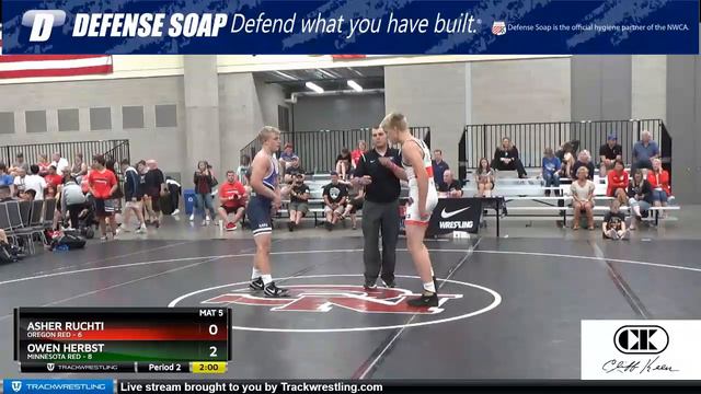 Mat 5 160 Asher Ruchti Oregon Red Vs Owen Herbst Minnesota Red смотреть онлайн