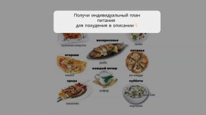правильное сбалансированное питание меню на каждый день