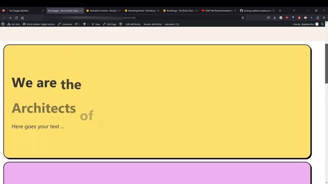 Bricksforge: Quick GSAP Animations In Bricks Builder