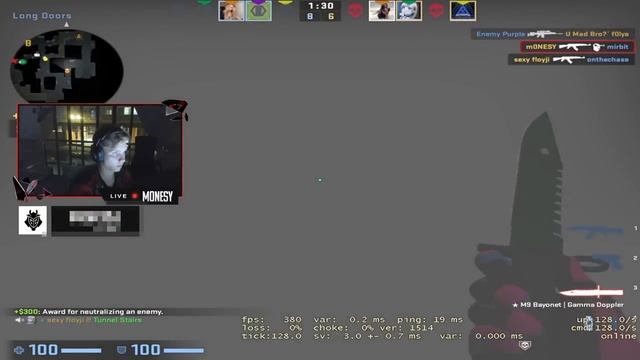 M0NESY КЕРИТ ДЕВУШКУ СВОИМ AWP НА FACEIT | M0NESY С TURBOXGIRL РАЗНОСЯТ FACEIT
