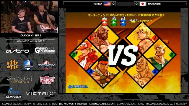 Capcom vs. SNK 2 - Combo Breaker 2019 Pools Part 1[1080p/60fps] смотреть онлайн