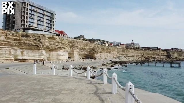 Каспийское море в Казахстане и Скальная тропа | Красивые места Казахстана | Природа ВАУ смотреть онлайн