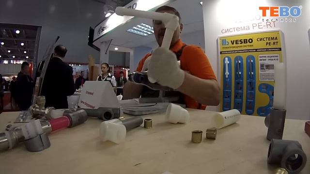 Как сделать лампу из труб и фитингов Tebo смотреть онлайн