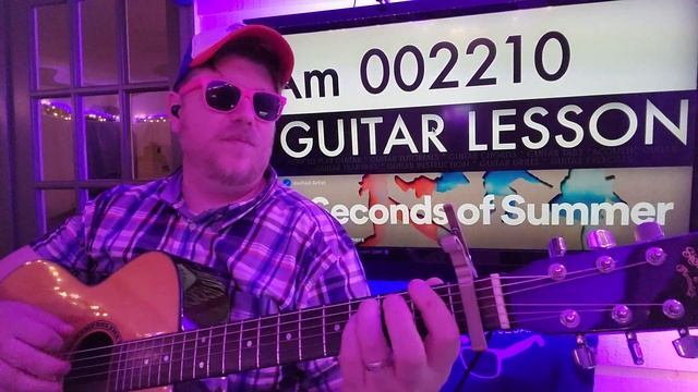 How To Play Bad Omens - 5 Seconds of Summer Guitar Tutorial (Beginner Lesson!) смотреть онлайн