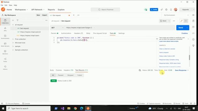 How to write Test scripts in Postman | API Tutorial in Tamil смотреть онлайн