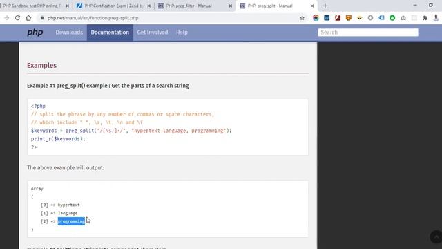 ZEND: regular Expression details смотреть онлайн
