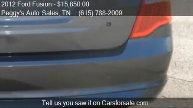 2012 Ford Fusion SEL - for sale in Hendersonville, TN 37075 смотреть онлайн