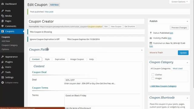 Intro to the Coupon Creator a WordPress Plugin смотреть онлайн