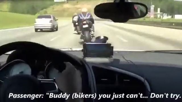 Audi R8 vs Kawasaki GSXR смотреть онлайн