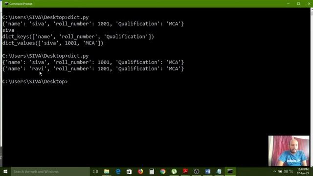 (13) Python-II (Dictionaries) (Part-I) (Lecture-13) смотреть онлайн