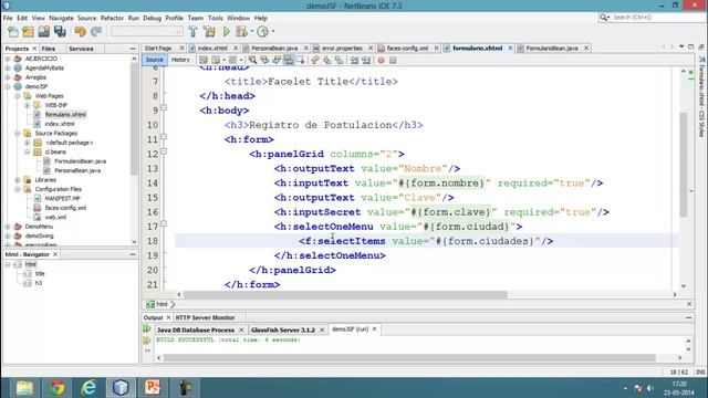 Framework Java Server Faces Demo parte 3 смотреть онлайн