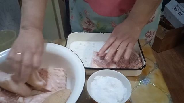 солим сало. традиционный дедовский способ