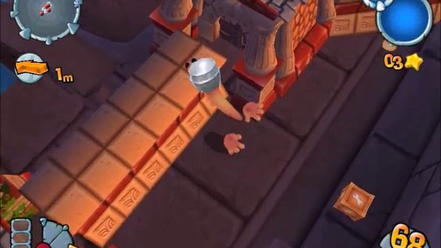 Worms Forts Under Siege Gameplay: AI Battle смотреть онлайн