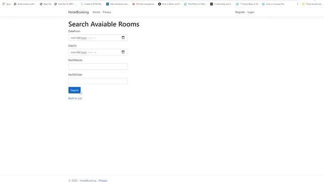 Search Hotel Room in Hotel Booking Project смотреть онлайн