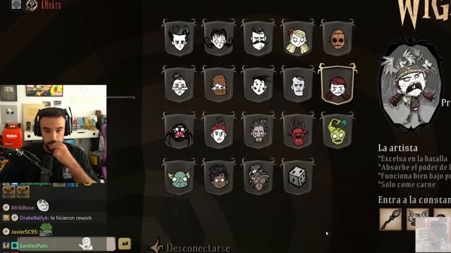 KNEKRO explicando a ILLOJUAN, ANDRÉS Y MENOS TRECE los personajes de DON'T STARVE смотреть онлайн