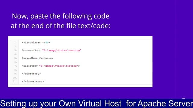 Setting up your Own Virtual Host for Apache Server ( Windows 10) смотреть онлайн
