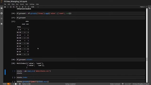 5 - Python w Data Science - Data Wrangling z Pandas (3 z 5)) смотреть онлайн
