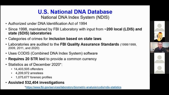 The Science of Forensic DNA: Capabilities and Limitations presented by John M. Butler, Ph.D. смотреть онлайн