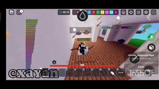 Fluxus, Hydrogen Vape V4 Script For Roblox Bedwars смотреть онлайн