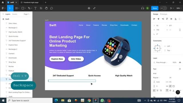 website landing page design figma | Figma tutorial For Beginners 2023 | #landingpage @Figma смотреть онлайн