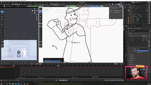 Grease Pencil Tools | Blender Tutorial смотреть онлайн