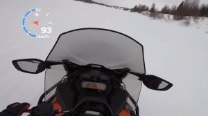 BRP Ski-Doo Expedition SE 900 Turbo наваливаю по реке