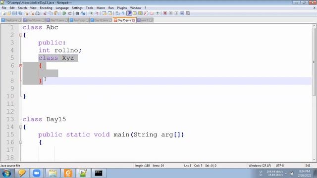 Java Topic 009 Inner Class смотреть онлайн