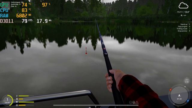 Russian Fishing 4 : I5 9300h + GTX 1650 : Lenovo Legion Y540